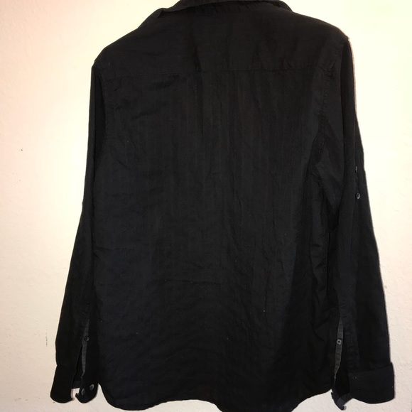 Calvin Klein black Long Sleeve Shirt - Picture 2 of 2